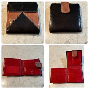 Elegant Black and Brown Women's Wallet